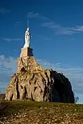 Statue de la Madone du mont du Devant.