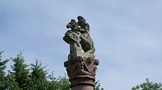 Sommet de colonne représentant « Jupiter-cavalier »