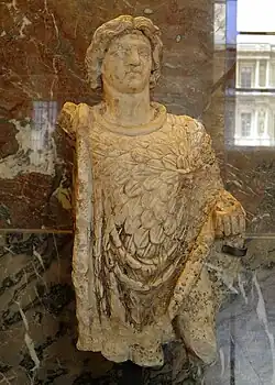 Alexandre portant l'égide, Égypte ptolémaïque,musée du Louvre.