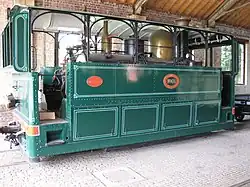 Locomotive à vapeur de tram