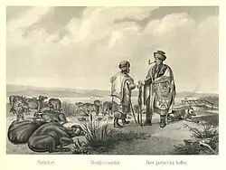 Csordás (« bouviers ») en Hongrie au XIXe siècle.