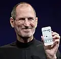 Steve Jobs et son mythique pull-over.