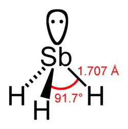 Image illustrative de l’article Hydrure d'antimoine
