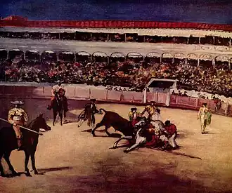 Édouard Manet, Combat de taureau.