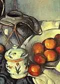Paul Cézanne : Sucrier et fruits