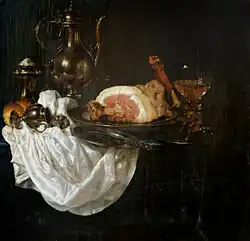 Nature morte au jambon, 1656Musée de Budapest