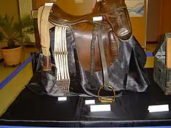 La selle de cheval du général.
