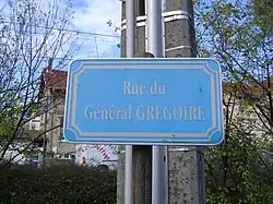 Panneau à Stiring-Wendel.