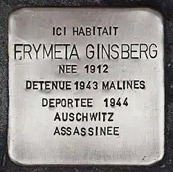 Frymeta Ginsberg, rue de l'Énergie, 64 à Marcinelle.