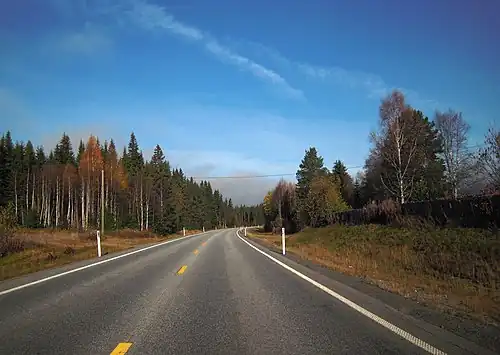 La Rv3 au nord de Steinvik .