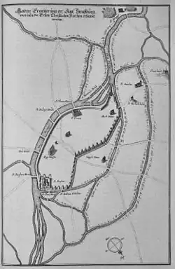 Carte de Strasbourg au XIe siècle
