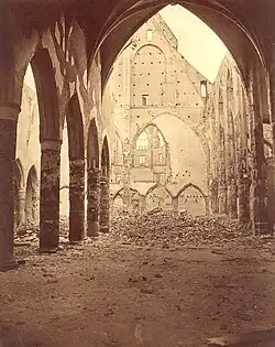 L'intérieur du Temple Neuf en 1870.