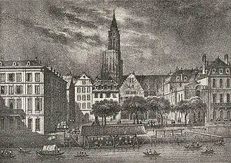 La place en 1840.
