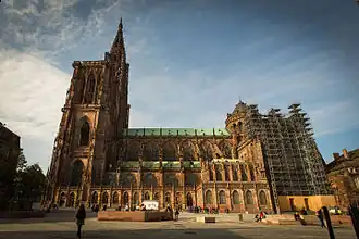 La cathédrale Notre-Dame de Strasbourg.