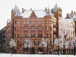 Karlaplan 10, Strindbergshuset.