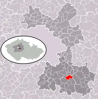 Localisation de Struhařov