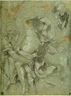 Studio di Enea che sorregge Anchise, Berlino, Kupferstichkabinett