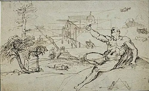 Étude pour La mort d'Hercule, Paris, Louvre