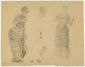 Study for Three Women with Parasols