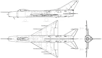 vue en plan de l’avion