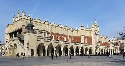 Sukiennice ainsi que la Tour de l'Hôtel de Ville