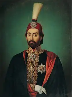 Le sultan Abdülmecid I, tableau anonyme, années 1850.