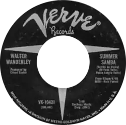 Description de l'image Summer Samba by Walter Wanderley US single black label.png.