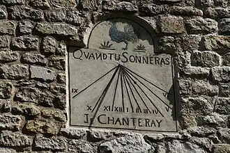 No&nbsp;4 : le cadran solaire.