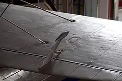 Poids d'équilibrage des ailerons