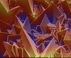 La même après colorisation issue de l'évaluation de la topographie