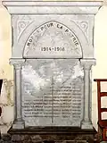 Monument aux morts de la paroisse.