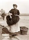 Fisher girl, 1890.