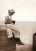 Girl on the shore, 1889.
