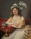 Adèle Romany, Portrait de Suzanne de Rivière, épouse d'Étienne Vigée, vers 1795-1800