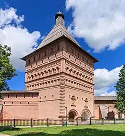 Tour d'entrée du monastère du Sauveur-Saint-Euthyme.