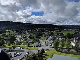 Le centre de l'agglomération