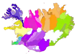 Municipalités d'Islande.