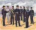 XXe&nbsp;siècle, Suède. Uniformes de la marine suédoise. 1920.