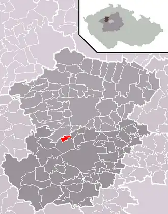 Localisation de Svinařov