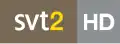 Ancien logo de SVT2 HD du 25 août 2008 au 4 mars 2012.