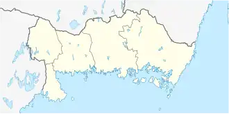 Voir sur la carte administrative du comté de Blekinge