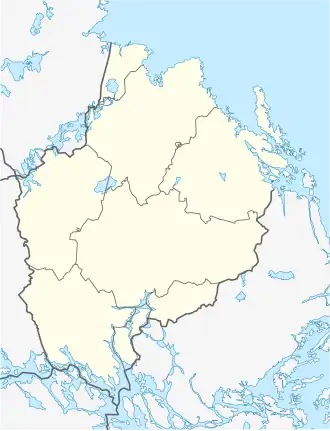 Voir sur la carte administrative du comté d'Uppsala