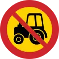 Interdiction des tracteurs