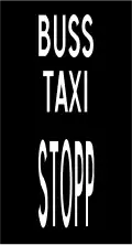 Marques de bus, taxi ou stop