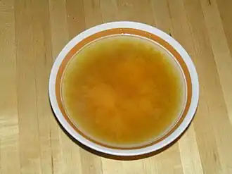 Soupe sucrée de patate douce (Chine, fanshu tangshui 番薯糖水).
