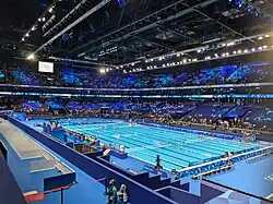 Piscine pour le tournoi olympique de water-polo