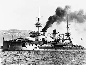 illustration de Gaulois (cuirassé)