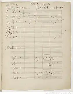Image illustrative de l’article Symphonie no 3 de Farrenc