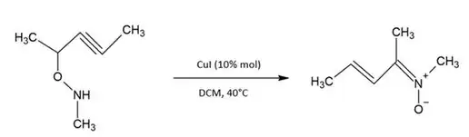 Synthèse d'une nitrone à partir de cuivre iodé