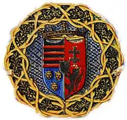 Blason de Mihály Szilagyi, régent de Hongrie.